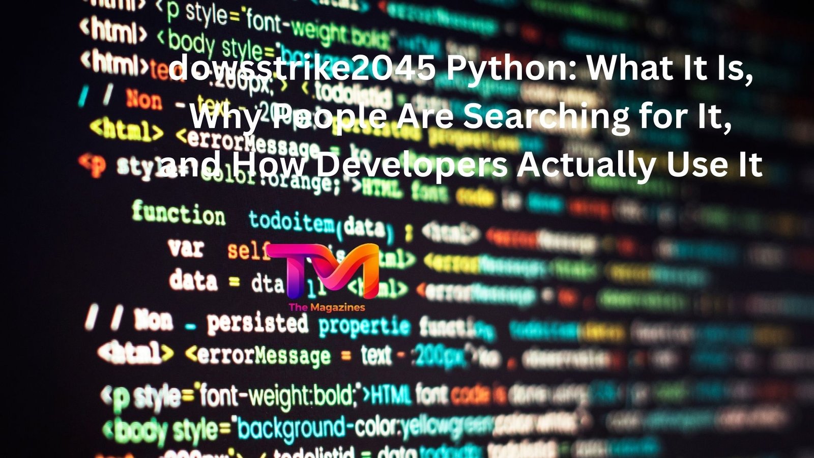 dowsstrike2045 python