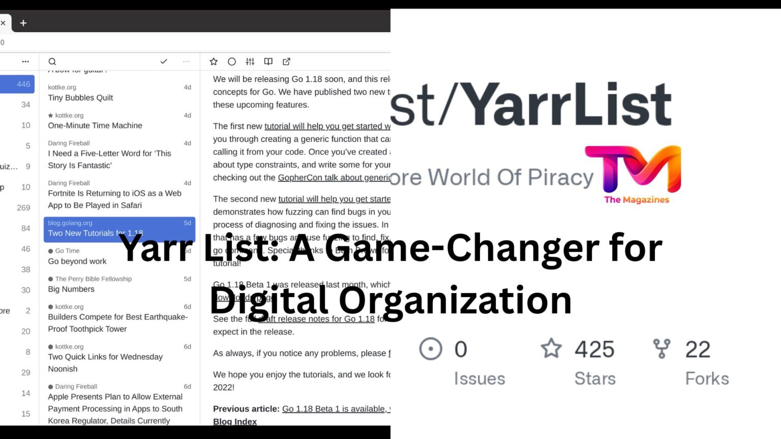 Yarr Yarr List: A Game-Changer for Digital Organization - The Magazines