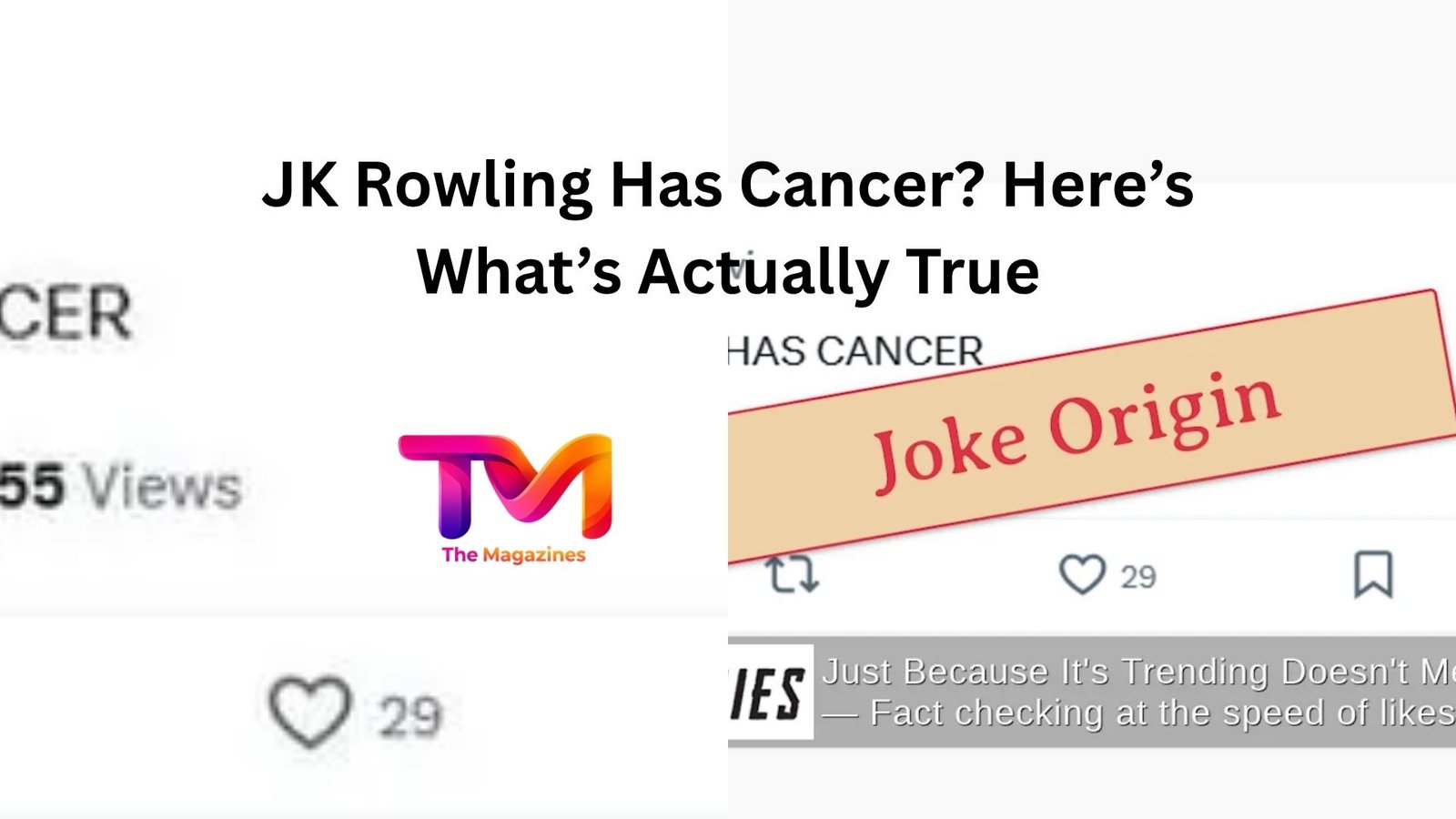 jk rowling has cancer