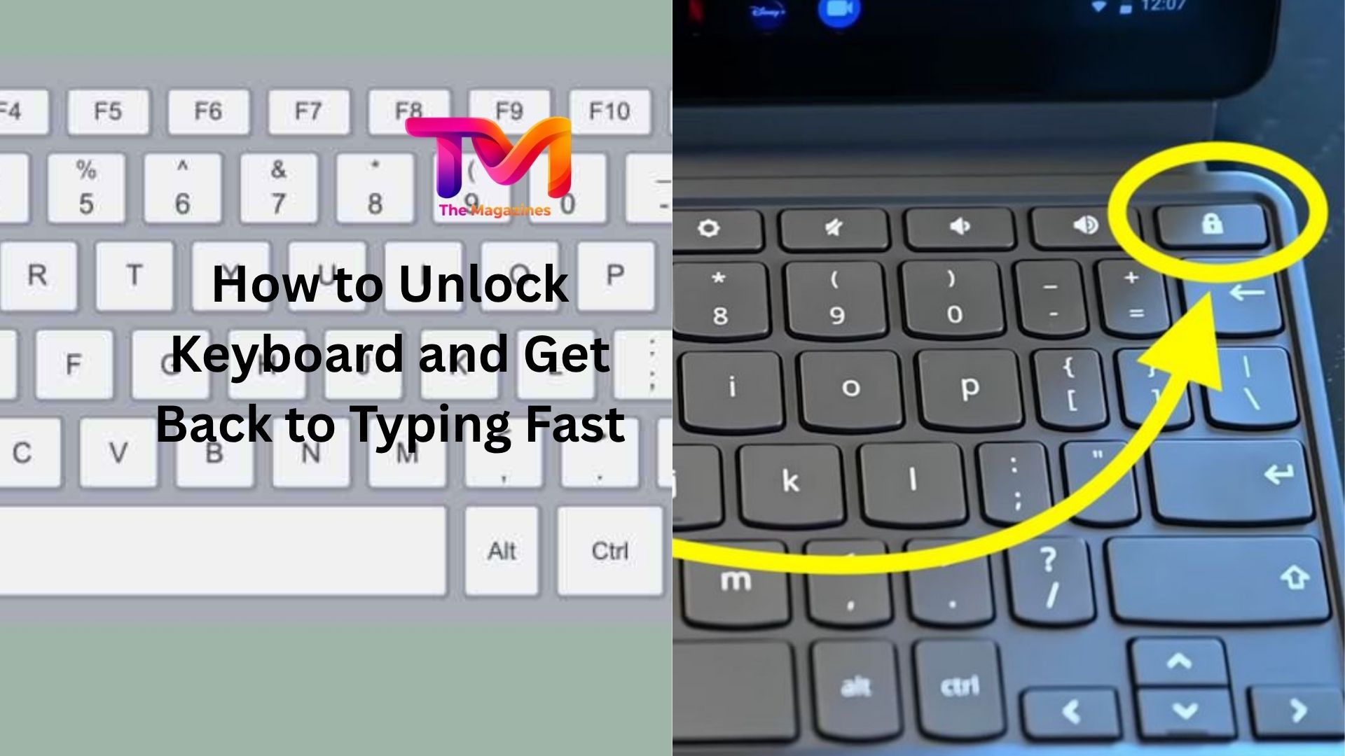 how to unlock keyboard